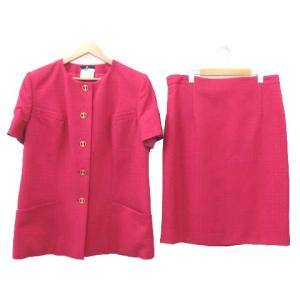 半袖スーツセットアップ 46 ピンク