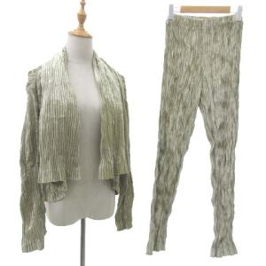 ベロア調セットアップ ベージュ