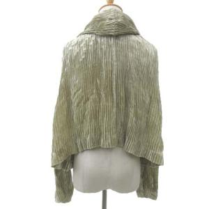 ISSEY MIYAKE ベロア調セットアップ ベージュ