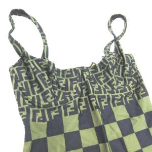 FENDI FFロゴ 水着 スイムウエア ワンピース 42 カーキ