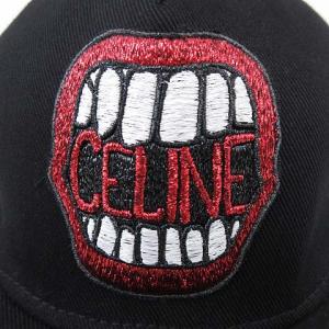 CELINE 21SS THE DANCING KID キャップ ロゴ刺繍 F ブラック