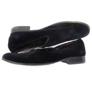 DOLCE&GABBANA オペラシューズ ローファー 刺繍  蜂 イタリア製 ネイビー