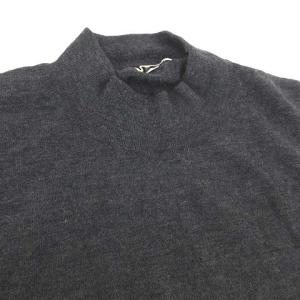 malo マロ シルクカシミヤハイネックニットセーター グレー