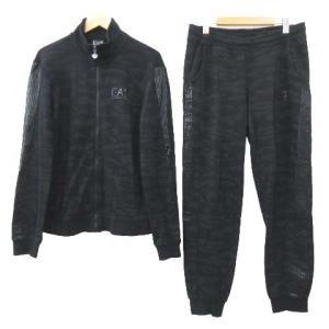 EA7 セットアップ トラック ジャージ ジャケット パンツ 上下 迷彩 カモフラ柄 スポーツウエア