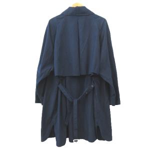 LOEWE ヴィンテージ 90's  ステンカラーコート 38 ネイビー