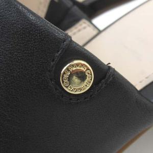 COLE HAAN ミュール レザー DAINA MD OT MULE2 チャンキーヒール 7.5 ブラック