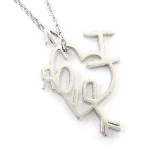 Christian Dior I LOVE Dior ネックレス シルバー