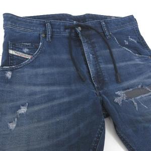 DIESEL KROORY ジョグジーンズ ストレッチ ダメージ加工 スリム