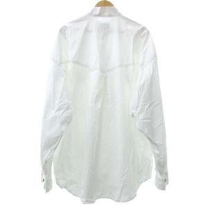 VERSACE メデューサ ビッグポケット バンドカラー イタリア製 シャツ XL 白