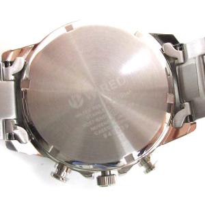 SEIKO WIRED ワイアード クロノグラフ 腕時計 AGAT424 クオーツ ウォッチ ステンレス 文字盤黒 シルバー