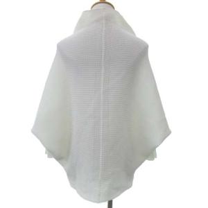 me ISSEY MIYAKE 21SS カーディガン シャツ ドルマンスリーブ プリーツ ハイネック F ホワイト IBO15