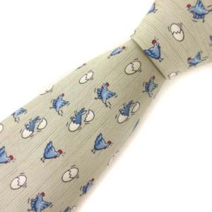 ネクタイ レギュラータイ イースター シルク100% フランス製 ベージュ