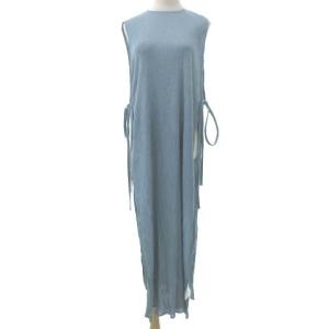 SHIPS 313122117 セットアップ ヨウリュウ しわ加工  F ライトブルー