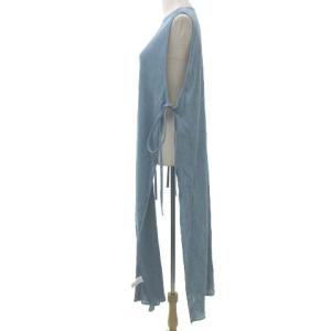 SHIPS 313122117 セットアップ ヨウリュウ しわ加工  F ライトブルー