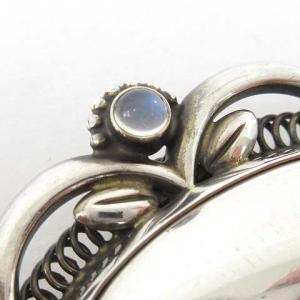 GEORG JENSEN ブローチ SV925 ムーンストーン アクセサリー シルバー