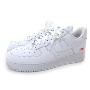 × SUPREME 20SS AIR FORCE 1 LOW レザー シューズ 28 ホワイト CU9225-100