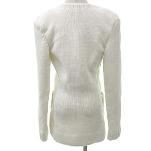 FENDI 20SS カーディガン FZJ578 ニット ジャケット セーター 40 オフホワイト