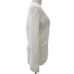 FENDI 20SS カーディガン FZJ578 ニット ジャケット セーター 40 オフホワイト