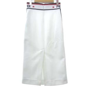 FENDI ×FILA 18SS ズッカライン スカート M ホワイト