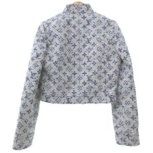 LOUIS VUITTON ツイードナッテ モノグラム セットアップ 38 ホワイト