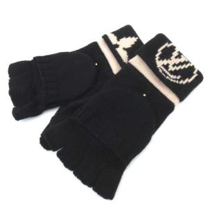 ゴン モーニングラム ノワール LVロゴ グローブ ブラック M70766