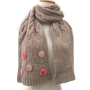 LOUIS VUITTON M74448 エシャルプ コンスタンス マフラー ベージュ