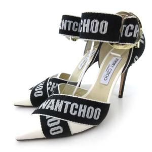18SS パンプス I WANT CHOO テープデザイン ポインテッドトゥ ハイヒール 38.5