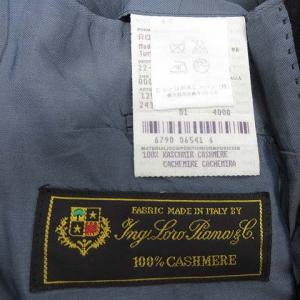 HUGO BOSS カシミヤ100% ロロピアーナ テーラードジャケット 無地 総裏地 ビジネス カジュアル 国内正規 50 Lサイズ ブラック