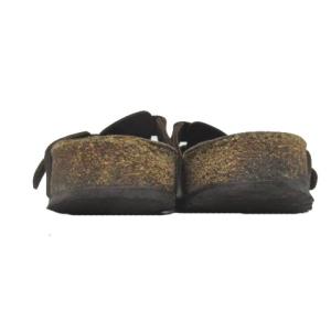 BIRKENSTOCK ボストン サンダル レザー 40 ダークブラウン