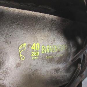 BIRKENSTOCK ボストン サンダル レザー 40 ダークブラウン
