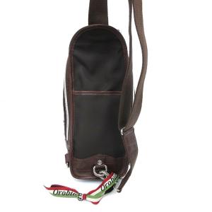 Orobianco ジャコミオ ボディ ショルダーバッグ クロコ型押し GIACOMIO ブラウン 