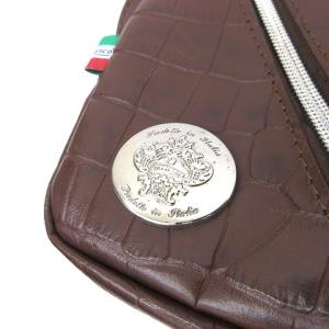 Orobianco ジャコミオ ボディ ショルダーバッグ クロコ型押し GIACOMIO ブラウン 