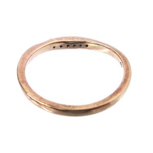 4℃ K10PG ダイヤモンドリング 9号 ピンクゴールド