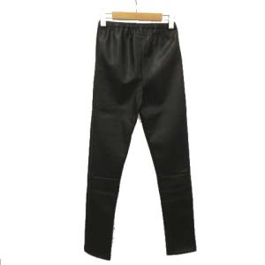 MM6 Maison Margiela 国内正規 S52KA0327 フェイクレザーレギンス パンツ 38 ブラック
