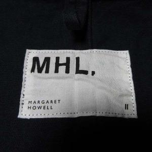 MHL. 18AW ステンカラーコート ロング ビッグポケット 2 ネイビー