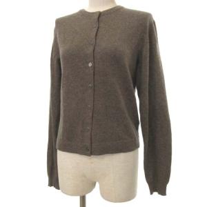 マルジェラ期 カシミヤ カーディガン セリエボタン スコットランド製 S 茶