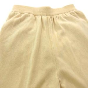 BALLANTYNE カシミヤニットストレートパンツ S ライトベージュ