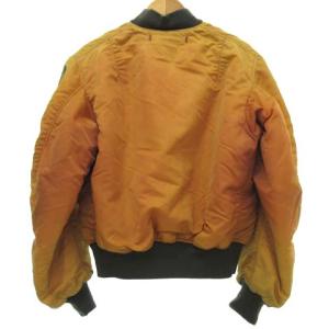 THE REAL McCOY'S MA-1 フライト ジャケット アルバートターナー社実名復刻 MIL-J-8279 M イエロー