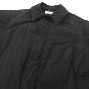 Graphpaper Padding Bal Collar バルカラー コート ロング GM173-1007 中綿 ジャケット 1 黒 ブラック