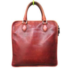 Berluti ドゥジュール ブリーフケース 2WAY レザー 赤