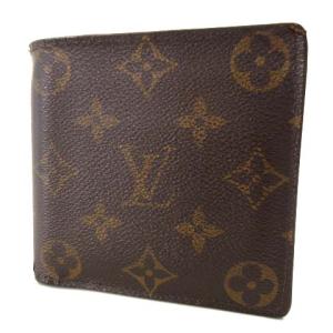 M61675 モノグラム ポルトフォイユマルコ 二つ折り財布  コンパクト ウォレット ブラウン