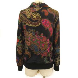 LEONARD FASHION セットアップ ペイズリー 花柄 M 黒