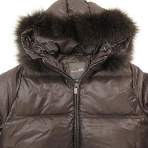 DUVETICA ダウンジャケット Adhara 2way コート フォックスファー 38 S ダークブラウン