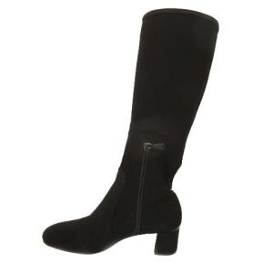 PRADA SPORT ロングブーツ サイドジップ チャンキー ヒール レザーパイピング ナイロン 36.5 国内正規 ブラック