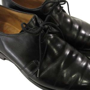 JOHN LOBB レザーシューズ レースアップ 7E 約25.5cm ブラック