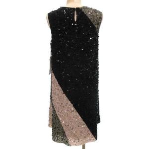 Grace Class 19AW ドレス ワンピース ひざ丈 ノースリーブ スパンコール ポリエステル 36 ピンク