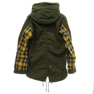 SOPHNET. MODS COAT ジャケット 切替 フィッシュテール スナップボタン 2way カーキ M