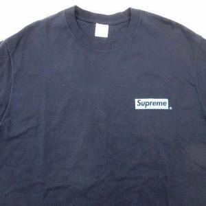 Supreme 21SS Spiral Tee L ネイビー
