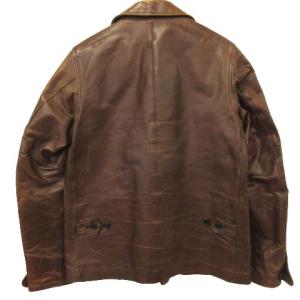PHIGVEL MAKERS & Co. ホースハイドジャケット カー 40 ブラウン