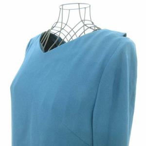 Diagram GRACE CONTINENTAL 近年 ワンピース ひざ丈 七分袖 M ブルー